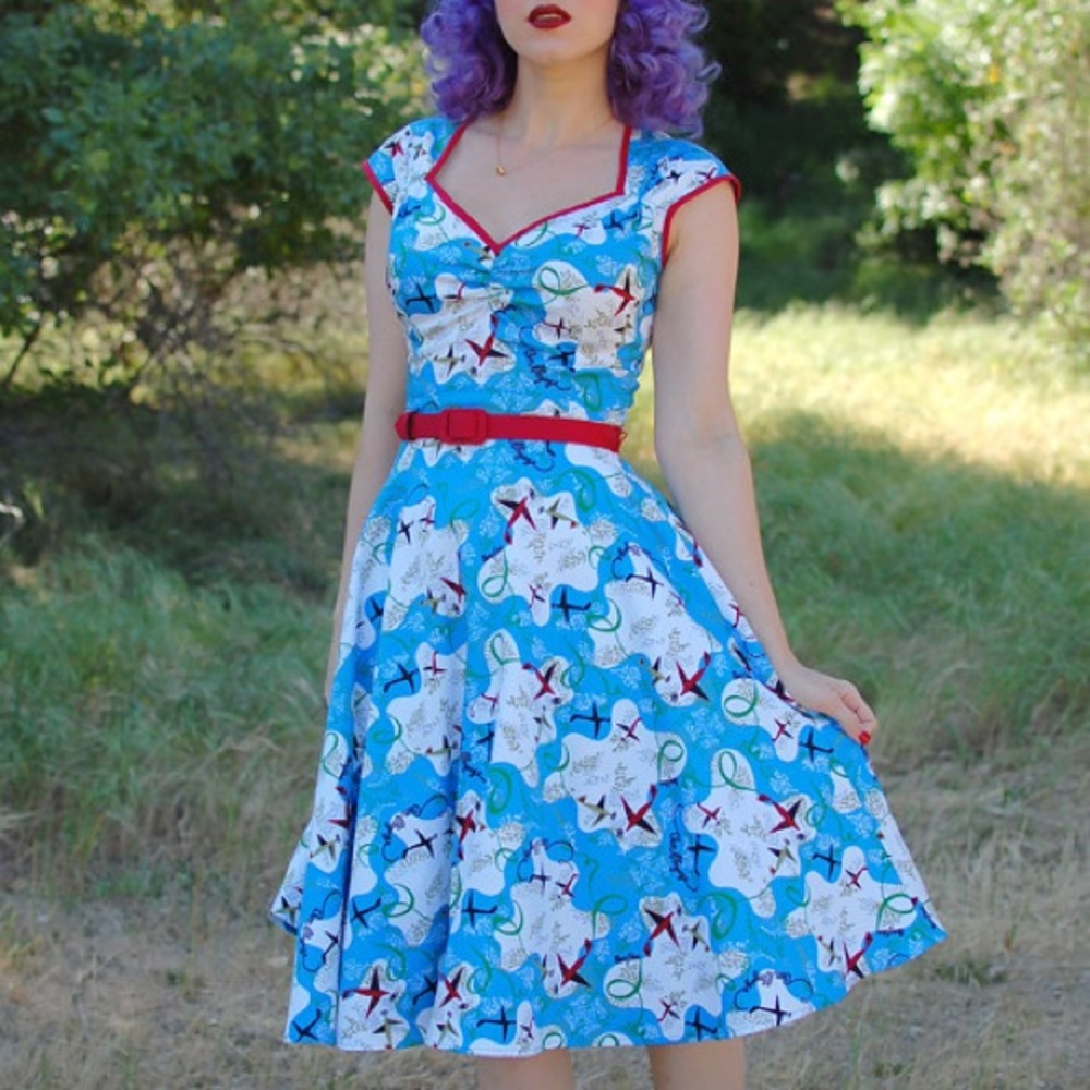 EUC Pinup Couture  Mary Blair “Heidi” dress